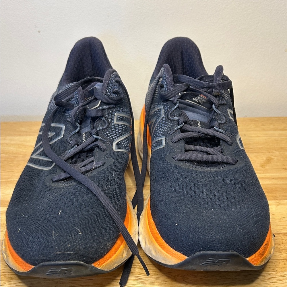 New Balance Men's Navy and Orange Athletic Shoes
